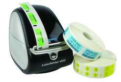 Direct Thermal Cryo-Tags&#174; orange, L × W 1.05&#160;in. × 0.50&#160;in., pkg of 1000 roll of