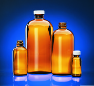 Wheaton narrow mouth bottles with caps capacity 4&#160;oz (125&#160;mL), clear, black plastic cap, Poly-Seal&#174; cone liner