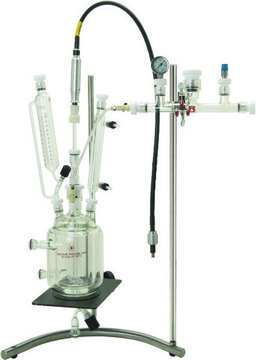 Ace pressure reactor system complete, one-piece jacketed flask, flask capacity 1000&#160;mL, funnel capacity 120&#160;mL