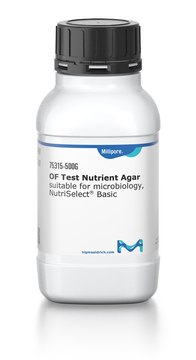 OF Test Nutrient Agar suitable for microbiology, NutriSelect&#174; Basic