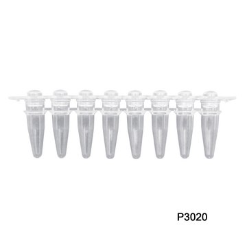 MTC&#8482; Bio Pure.Amp&#8482; PCR 8 Tube Strips capacity 0.2&#160;mL, seperate dome caps