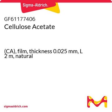 Cellulose Acetate (CA), film, thickness 0.025&#160;mm, L 2&#160;m, natural