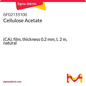 Cellulose Acetate (CA), film, thickness 0.2&#160;mm, L 2&#160;m, natural