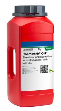 Chemizorb&#174; OH&#8315; Absorbent and neutralizer for spilled alkalis, with indicator