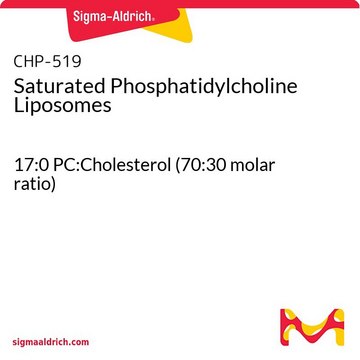 Saturated Phosphatidylcholine Liposomes 17:0 PC:Cholesterol (70:30 molar ratio)