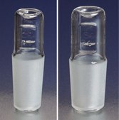 Pyrex&#174; ground-glass stopper joint: ST/NS 24/40, Full length, closed at bottom
