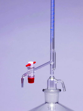Pyrex&#174; Burettes, Schellbach, automatic zero, class AS, PTFE stopcock 25&#160;mL