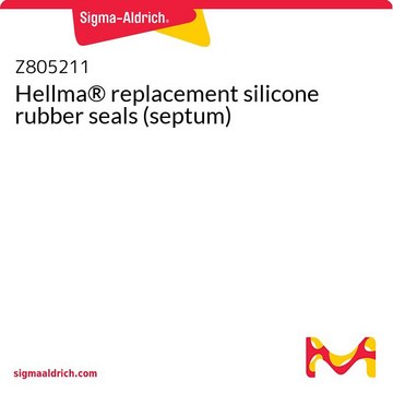 Hellma&#174; replacement silicone rubber seals (septum)