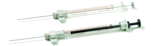 Hamilton&#174; SampleLock syringe 1050SL, volume 50&#160;mL, needle size 22 ga (bevel tip), needle L 51&#160;mm (2&#160;in.)