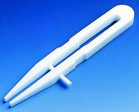 BRAND&#174; forcep with rectangular ends PTFE, L 200&#160;mm