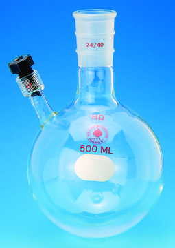 Ace round-bottom flask with threaded side-arm capacity 1,000&#160;mL