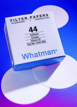 Whatman&#174; quantitative filter paper, ashless, Grade 44 circles, diam. 240&#160;mm, pack of 100