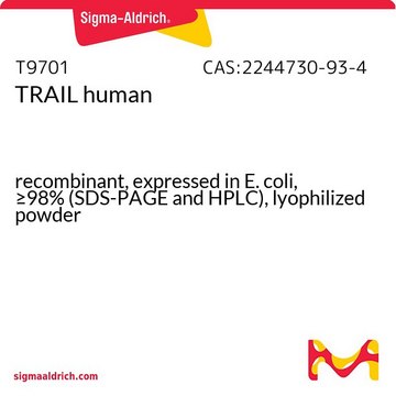 TRAIL human recombinant, expressed in E. coli, &#8805;98% (SDS-PAGE and HPLC), lyophilized powder