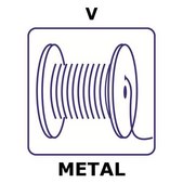 Vanadium wire reel, 2m, diameter 0.5mm, as drawn, 99.8%
