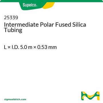 Intermediate Polar Fused Silica Tubing L × I.D. 5.0&#160;m × 0.53&#160;mm