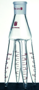Synthware&#8482; cow type graduated distillation receiver joint: ST/NS 14/20