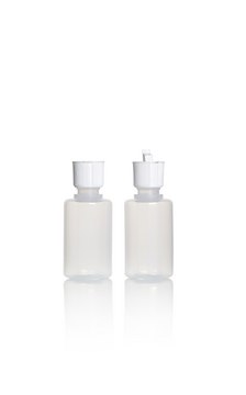 Azlon Dispensing Bottles with retractable pivot nozzle round bottom, low-density polyethylene, capacity 60&#160;mL