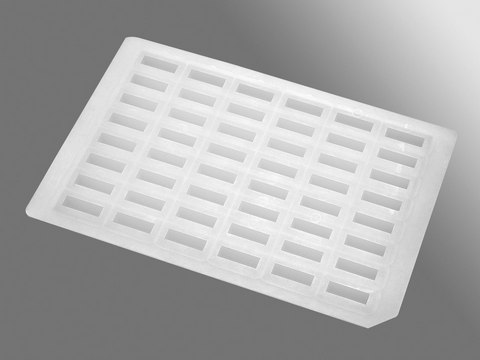 Sealing mat for PCR microplates, size 384&#160;wells, pkg of 5x10mats/cs