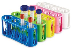 Adapt-a-Rack&#174; Flexible Multi-Tube Rack for tubes, 5 &#8209; 50&#160;mL, white, pk of 2