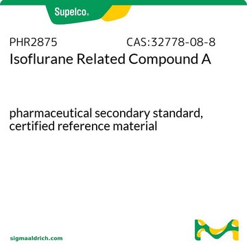 Isoflurane Related Compound A pharmaceutical secondary standard, certified reference material