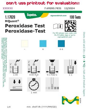 Peroxidase Test colorimetric, MQuant&#174;
