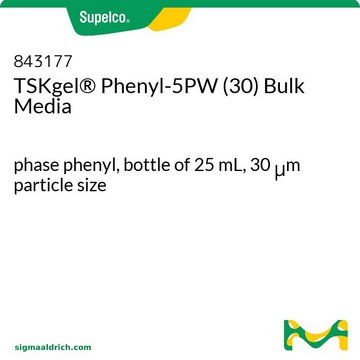 TSKgel® Phenyl-5PW (30) Bulk Media phase phenyl, bottle of 25 mL, 30 μm particle size