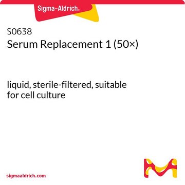 Serum Replacement 1 (50×) liquid, sterile-filtered, suitable for cell culture