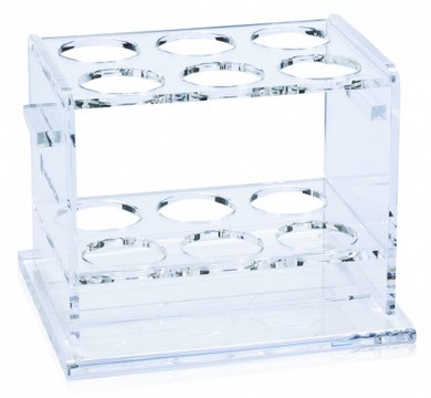 Hybridization tube storage rack