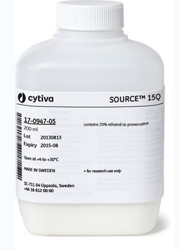 SOURCE&#8482; 15Q Cytiva 17-0947-20, pack of 10&#160;mL