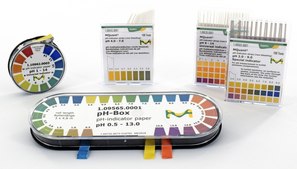 pH-indicator paper pH 1 - 14 Universal indicator roll L 4.8&#160;m , with color scale, pH range 1-14, graduations and accuracy accuracy: 1&#160;pH unit, MQuant&#174;