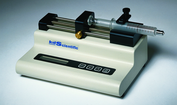 KDS single-syringe pump, series 100 AC/DC input 110 V AC