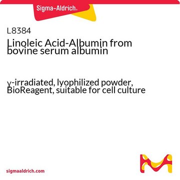 Linoleic Acid-Albumin from bovine serum albumin &#947;-irradiated, lyophilized powder, BioReagent, suitable for cell culture