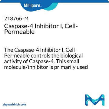 Caspase-4 Inhibitor I, Cell-Permeable The Caspase-4 Inhibitor I, Cell-Permeable controls the biological activity of Caspase-4. This small molecule/inhibitor is primarily used for Cancer applications.