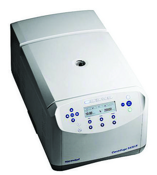 Eppendorf&#174; Centrifuge 5430/5430R 5430R, refrigerated, with rotor A-2-MTP with upper shell of wind shield, keypad, AC/DC input 120 V, 60 Hz, US 3-pin plug (US)