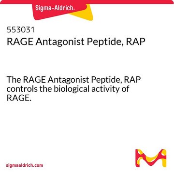 RAGE Antagonist Peptide, RAP The RAGE Antagonist Peptide, RAP controls the biological activity of RAGE.