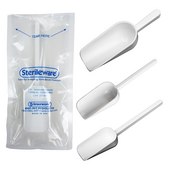 SP Bel-Art&#174; Sterileware&#8482; Sampling Scoop with Handle red polystyrene, nominal capacity 250&#160;mL (8&#160;oz), sterile, pack of 100&#160;ea (individually wrapped)