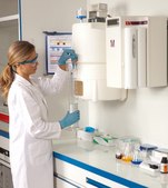 Elix&#174; Essential Water Purification System Type 2 pure water of consistent and reliable quality from potable tap water with a flow rate of 5 L/h