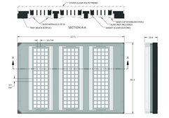 Grace Bio-Labs ProPlate&#174; microarray system tray set size 64&#160;wells, with stainless steel spring clips