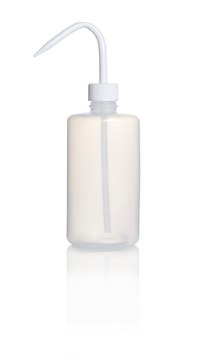 Azlon Square Shouldered Wash Bottles with jet-tip aperture low-density polyethylene bottle, capacity 500&#160;mL