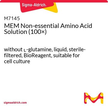 MEM Non-essential Amino Acid Solution (100×) without L-glutamine, liquid, sterile-filtered, BioReagent, suitable for cell culture