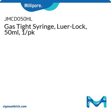 Gas Tight Syringe, Luer-Lock, 50ml, 1/pk