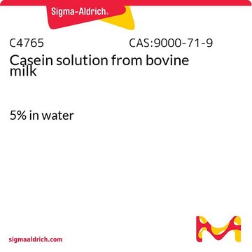 Casein solution from bovine milk 5% in water