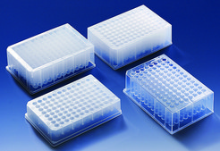 BRAND&#174; 96-well deep well plate, stackable volume 1.2&#160;mL, polypropylene, low profile