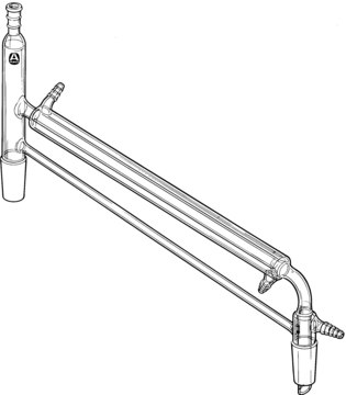 Aldrich&#174; short-path distillation head with jacketed condenser Joints: ST/NS 24/40 (2), thermometer joint: ST/NS 10/30