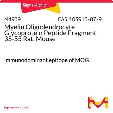 Myelin Oligodendrocyte Glycoprotein Peptide Fragment 35-55 Rat, Mouse immunodominant epitope of MOG