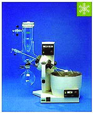 Büchi&#174; rotary evaporator Model R-200 advanced, glass, with diagonal condenser assembly