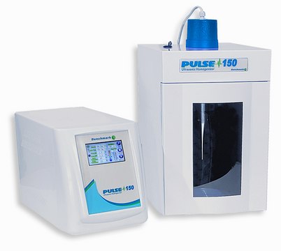 Benchmark Pulse 150 Ultrasonic Homogenizer with 6mm horn and soundproof box AC/DC input 230 V, EuroPlug