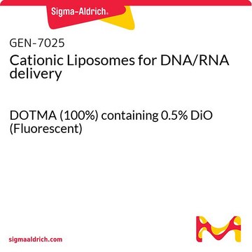 Cationic Liposomes for DNA/RNA delivery DOTMA (100%) containing 0.5% DiO (Fluorescent)