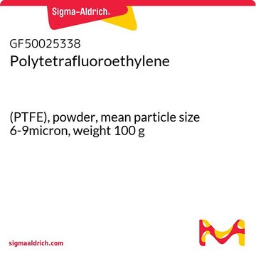 Polytetrafluoroethylene (PTFE), powder, mean particle size 6-9micron, weight 100&#160;g