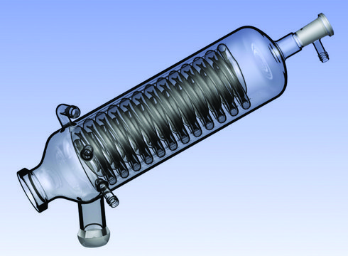 Ace rotary evaporator condenser complete "A" assembly glass, fits Büchi&#174; models R-200/R-205 and R-114/R-144